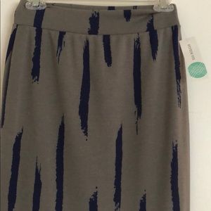Grey pencil skirt